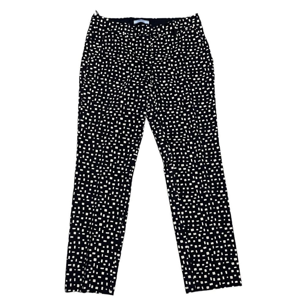Prada Milano Virgin Wool Luxury Designer Straight Leg Pants Womens Size 42